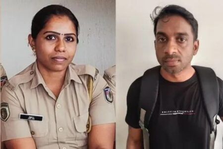 ಪೊಲೀಸ್ ಪತ್ನಿಯನ್ನೇ ತಲವಾರ್ ನಿಂದ ಹಲ್ಲೆ ನಡೆಸಿ ಕೊಲೆಗೈದ ಪತಿ..!