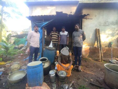 ಬಂಟ್ವಾಳ : ಅಕ್ರಮ ಕಳ್ಳಬಟ್ಟಿ ತಯಾರಿಕೆ – ಆರೋಪಿ ಪೊಲೀಸರ ವಶಕ್ಕೆ