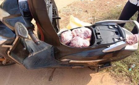 ಬಂಟ್ವಾಳ: ಅಪಘಾತದ ವೇಳೆ ಗೋಮಾಂಸ ಸಾಗಾಟ ಪತ್ತೆ..!! ಪ್ರಕರಣ ದಾಖಲು