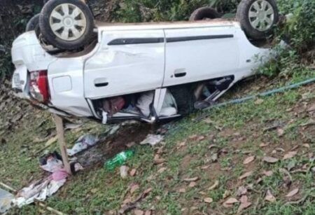 ಪುತ್ತೂರು: ನಿಯಂತ್ರಣ ತಪ್ಪಿ ಹೊಂಡಕ್ಕೆ ಉರುಳಿ ಬಿದ್ದ ಕಾರು- ಮೂವರು ಮೃತ್ಯು..!