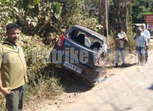 ಬೆಳ್ತಂಗಡಿ: ಕಾರಿಗೆ ಟಿಪ್ಪರ್ ಡಿಕ್ಕಿ- ಚಾಲಕನಿಗೆ ಗಂಭೀರ ಗಾಯ