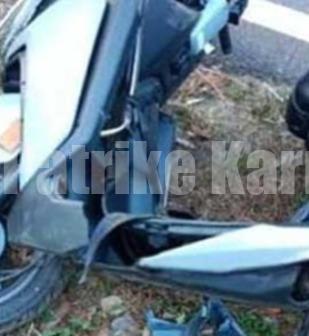 ಸುಳ್ಯ: ಸ್ಕೂಟಿ ಸವಾರನ ಮೇಲೆ ಕಾಡಾನೆ ದಾಳಿ