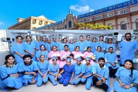 ಮಂಗಳೂರು: ನಾಲ್ಕು ಮಕ್ಕಳಿಗೆ ಜನ್ಮ ನೀಡಿದ ಮಹಾತಾಯಿ