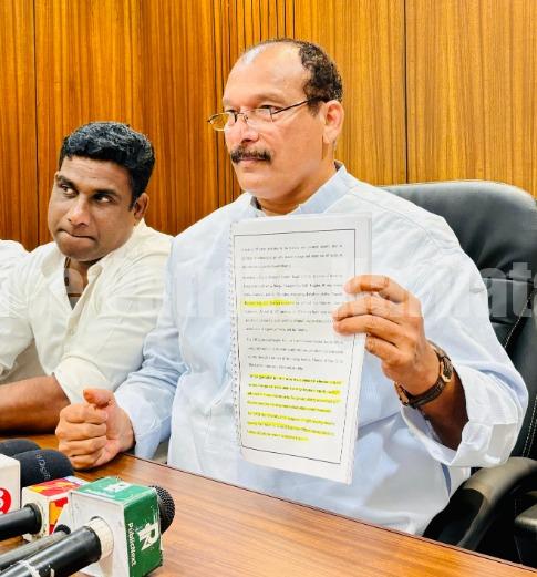 ಮಂಗಳೂರಿನ ಜನತೆಗೆ ಕಲುಷಿತ ನೀರು -ಐವನ್ ಡಿಸೋಜ ವಾಗ್ದಾಳಿ