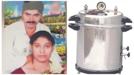 ಹೆಂಡತಿಯನ್ನು ಕೊಂದು ಕುಕ್ಕರ್ ನಲ್ಲಿ ಬೇಯಿಸಿದ ಪತಿ