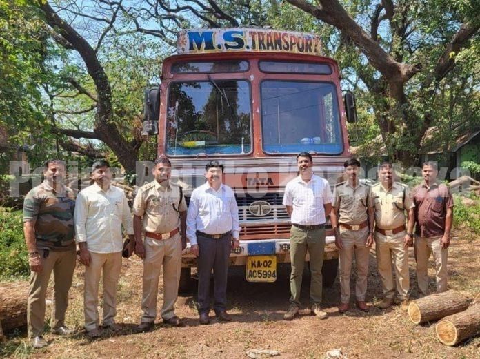ಮಂಗಳೂರು: ಮರದ ದಿಮ್ಮಿ ಅಕ್ರಮ ಸಾಗಾಟ- 6 ಲಕ್ಷದ ಸೊತ್ತು ವಶಕ್ಕೆ