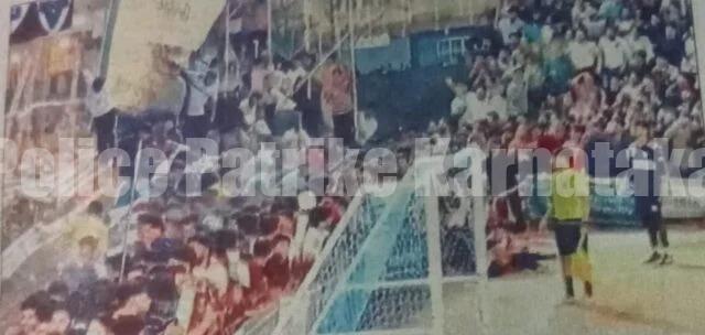 ಮಂಗಳೂರು: ಎಮ್ಮೆಕೆರೆ ಮೈದಾನದಲ್ಲಿ ಪಂದ್ಯಾಟದ ವೇಳೆ ಗ್ಯಾಲರಿ ಕುಸಿತ