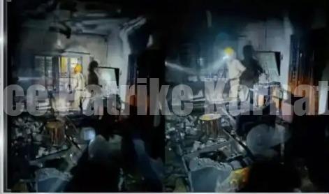 ಚಾರ್ಚ್ಗಿಟ್ಟ ಮೊಬೈಲ್ ಸ್ಫೋಟ; ಮನೆಗೆ ಬೆಂಕಿ