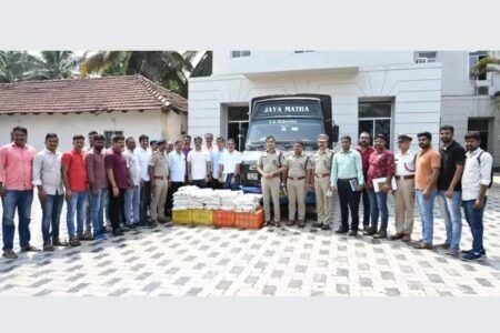 ಮಂಗಳೂರು: ಮೀನಿನ ಲಾರಿಯಲ್ಲಿ ಗಾಂಜಾ ಸಾಗಾಟ – 120 ಕೆಜಿ ಮಾದಕ ದ್ರವ್ಯ ವಶಕ್ಕೆ