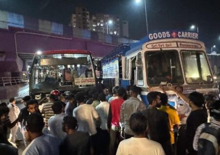 ಮಂಗಳೂರು: ಕುಡಿದ ಮತ್ತಿನಲ್ಲಿ ಯರ್ರಾಬಿರ್ರಿ ಲಾರಿ ಚಲಾಯಿಸಿದ ಚಾಲಕ..! ಹಲವು ವಾಹನಗಳಿಗೆ ಢಿಕ್ಕಿ