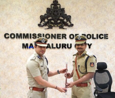 ಮಂಗಳೂರು ನಗರ ಪೊಲೀಸ್ ಆಯುಕ್ತರಾಗಿ ಸುಧೀರ್ ಕುಮಾರ್ ರೆಡ್ಡಿ ಅಧಿಕಾರ ಸ್ವೀಕಾರ