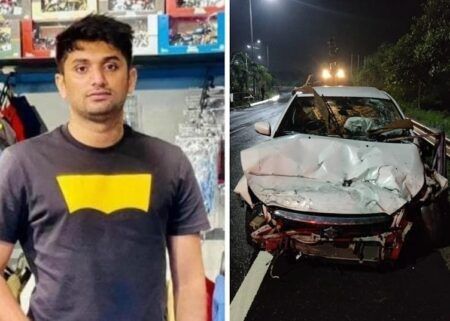 ಮಂಗಳೂರು: ಮಳೆಯಿಂದಾಗಿ ನಿಯಂತ್ರಣ ತಪ್ಪಿ ಕಾರು ಪಲ್ಟಿ..! ವೈದ್ಯ ಸಾವು