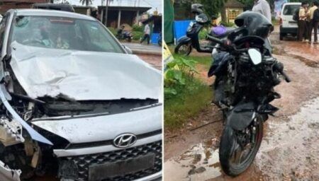 ಪುತ್ತೂರು: ಕಾರು-ಬೈಕ್ ನಡುವೆ ಡಿಕ್ಕಿ- ಸವಾರ ಗಂಭೀರ ಗಾಯ..!