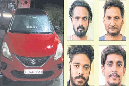 ಅಂಗಡಿಯ ಶಟರ್ ಮುರಿದು ಕಳ್ಳತನ- ನಾಲ್ವರ ಬಂಧನ