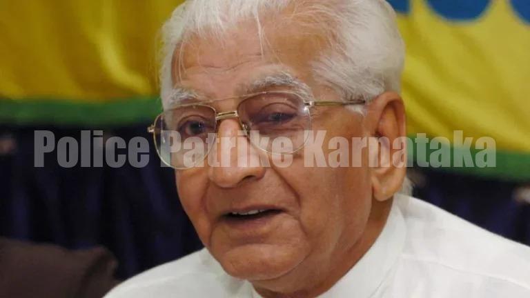 ಮಾಜಿ ಉಪಸಭಾಪತಿ, ಹಿರಿಯ ವಕೀಲ ಡಾ.ಎನ್.ತಿಪ್ಪಣ್ಣ ವಿಧಿವಶ