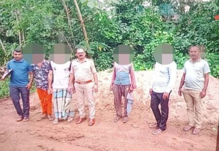 ವಿಟ್ಲ ಪೊಲೀಸರಿಂದ ಅಕ್ರಮ ಮರಳು ಅಡ್ಡೆಗೆ ದಾಳಿ, ಸೊತ್ತು ವಶ