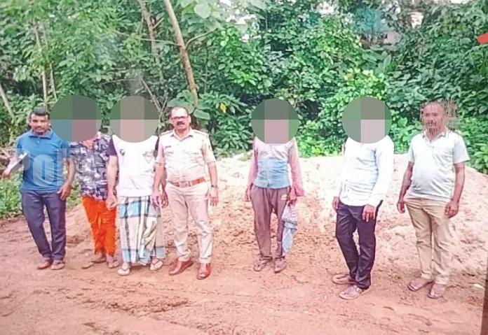 ವಿಟ್ಲ ಪೊಲೀಸರಿಂದ ಅಕ್ರಮ ಮರಳು ಅಡ್ಡೆಗೆ ದಾಳಿ, ಸೊತ್ತು ವಶ