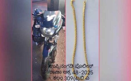 ಉಪ್ಪಿನಂಗಡಿ: ಸರಗಳ್ಳತನದ ಆರೋಪಿ ಬಂಧನ..!