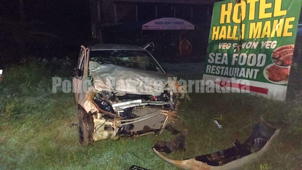 ಕಾಪು: ಭೀಕರ ಕಾರು ಅಪಘಾತ- ಓರ್ವ ಸಾವು, ಮೂವರಿಗೆ ಗಂಭೀರ ಗಾಯ