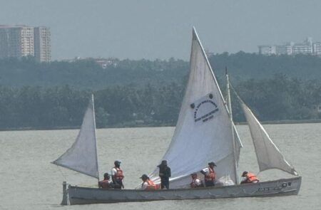 ಉಡುಪಿ–ಮಂಗಳೂರು ಸಾಗರ ಯಾನಕ್ಕೆ ನೌಕಾ ವಿದ್ಯಾರ್ಥಿಗಳ ಚಾಲನೆ