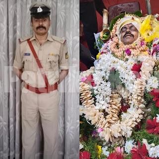 ಉಡುಪಿ: ಸರ್ಕಾರಿ ಗೌರವಗಳೊಂದಿಗೆ ಎಎಸ್ಐ ವಿಶ್ವನಾಥ್ ಅಂತ್ಯ ಸಂಸ್ಕಾರ