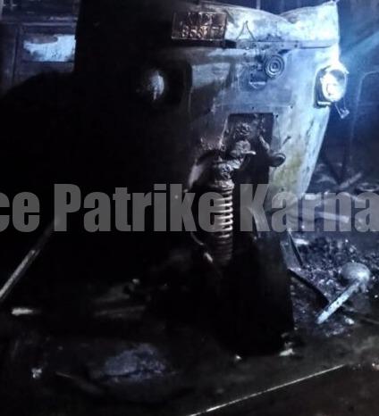 ಬೆಳ್ತಂಗಡಿ: ಆಟೋ ಗ್ಯಾರೇಜ್ನಲ್ಲಿ ಅಗ್ನಿ ಅವಘಡ