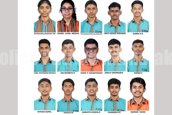 ಪ್ರತಿಷ್ಠಿತ ಎಕ್ಸ್ ಪರ್ಟ್ ಪಿಯು ಕಾಲೇಜು ವಿದ್ಯಾರ್ಥಿಗಳ ಸಾಧನೆ; 99 ಪರ್ಸೆಂಟೈಲ್ ಕ್ಕಿಂತ ಅಧಿಕ ಅಂಕ ಪಡೆದ 15 ವಿದ್ಯಾರ್ಥಿಗಳು