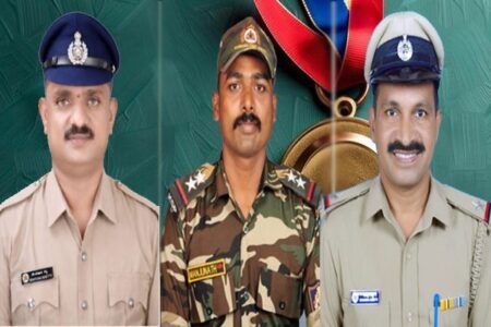 ಉಡುಪಿ : ಮೂವರು ಪೊಲೀಸ್ ಸಿಬ್ಬಂದಿಗೆ ಸಿಎಂ ಚಿನ್ನದ ಪದಕ