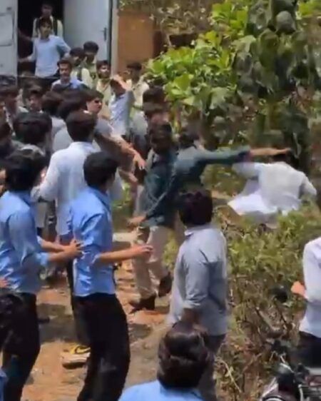 ಮಂಗಳೂರು: ಇಂಜಿನಿಯರಿಂಗ್ ವಿದ್ಯಾರ್ಥಿಗಳ ನಡುವೆ ಬೀದಿ ಕಾಳಗ!!