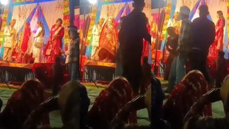 ಮದುವೆ ಮಂಟಪದಲ್ಲಿ ಡ್ರಾಮಾ: ವರನ ಬದಲು ಪ್ರಿಯಕರನಿಗೆ ಹಾರ ಹಾಕಿದ ವಧು