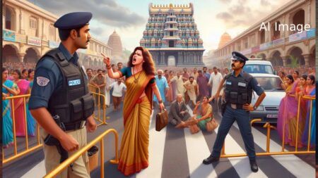 ಕಟೀಲು ದೇವಸ್ಥಾನ ಬಳಿ ಪೊಲೀಸ್ ಕರ್ತವ್ಯಕ್ಕೆ ಅಡ್ಡಿ: ಮಹಿಳೆ ವಿರುದ್ಧ FIR