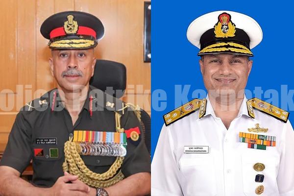 ಭಾರತೀಯ ಸೇನೆ ಮತ್ತು ನೌಕಾಪಡೆಗೆ ಹೊಸ ಮುಖ್ಯಸ್ಥರ ನೇಮಕ