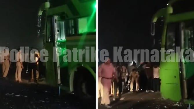 ರಾತ್ರಿ ವೇಳೆ ಸಂಭವಿಸಿದ ಭೀಕರ ರಸ್ತೆ ದುರಂತ: ಬೈಕ್ ಸವಾರ ನಾಲ್ವರು ಯುವಕರು ಸಾವು