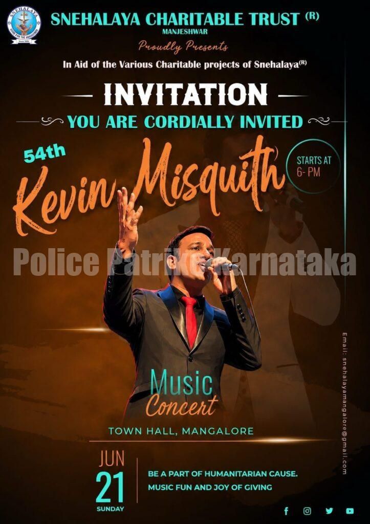 ಸ್ನೇಹಾಲಯದ ಸೇವಾ ಕಾರ್ಯಕ್ಕೆ ಸಂಗೀತದ ಸಾಥ್: 7 ವರ್ಷಗಳ ಬಳಿಕ ವೇದಿಕೆಗೆ ಮರಳಿದ ಕೆವಿನ್ ಮಿಸ್ಕಿತ್
