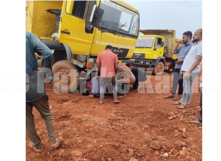 ವಿಟ್ಲ: ಟಿಪ್ಪರ್ ಲಾರಿ ಹರಿದು ಚಾಲಕ ಸ್ಥಳದಲ್ಲೇ ಸಾವು..!!