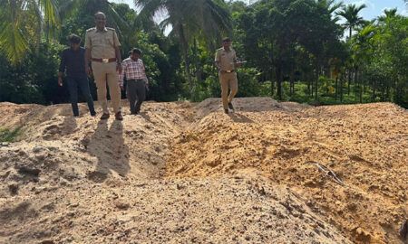 ಫಲ್ಗುಣಿ ನದಿಗೆ ಕನ್ನ: ಅಕ್ರಮವಾಗಿ ಸಂಗ್ರಹಿಸಿದ್ದ 127 ಲೋಡ್ ಮರಳು ಸೀಜ್
