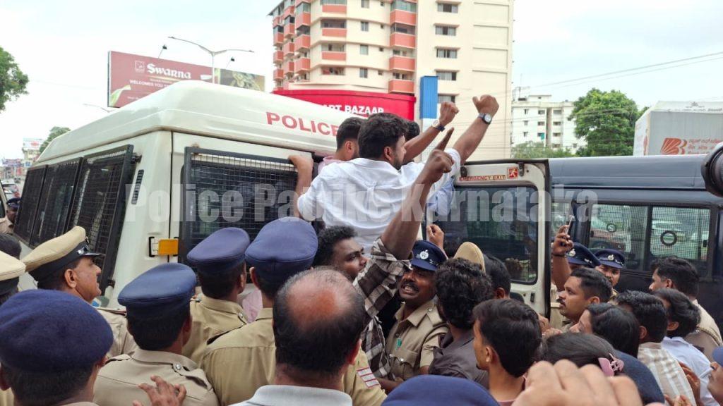 ಶಾಸಕ ಯಶ್ಫಾಲ್ ಕಚೇರಿಗೆ ಮುತ್ತಿಗೆ ಹಾಕಲು ಯತ್ನ: ಕಾಂಗ್ರೇಸ್ ಕಾರ್ಯಕರ್ತರು ವಶಕ್ಕೆ
