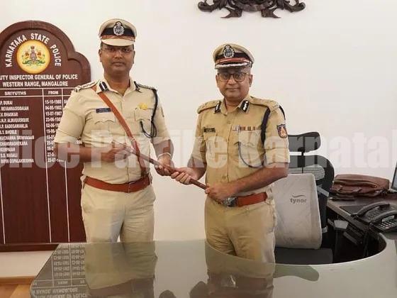 ಮಂಗಳೂರು: ಪಶ್ಚಿಮ ವಲಯ ಐಜಿಪಿಯಾಗಿ ಚೇತನ್ ಆರ್ ಅಧಿಕಾರ ಸ್ವೀಕಾರ