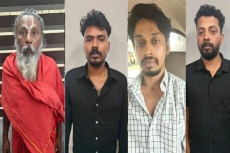 ಕಡಿಮೆ ಬೆಲೆಗೆ ಚಿನ್ನದ ಆಮಿಷ, ರೂ. 12 ಲಕ್ಷ ವಂಚನೆ – ನಕಲಿ ಸನ್ಯಾಸಿ ಸೇರಿ 9 ಮಂದಿ ಬಂಧನ