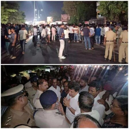 ಮಂಗಳೂರು: ಯುವಕ ಆತ್ಮಹತ್ಯೆ, ಠಾಣೆ ಮುಂದೆ ಶವವಿಟ್ಟು ಪ್ರತಿಭಟನೆ